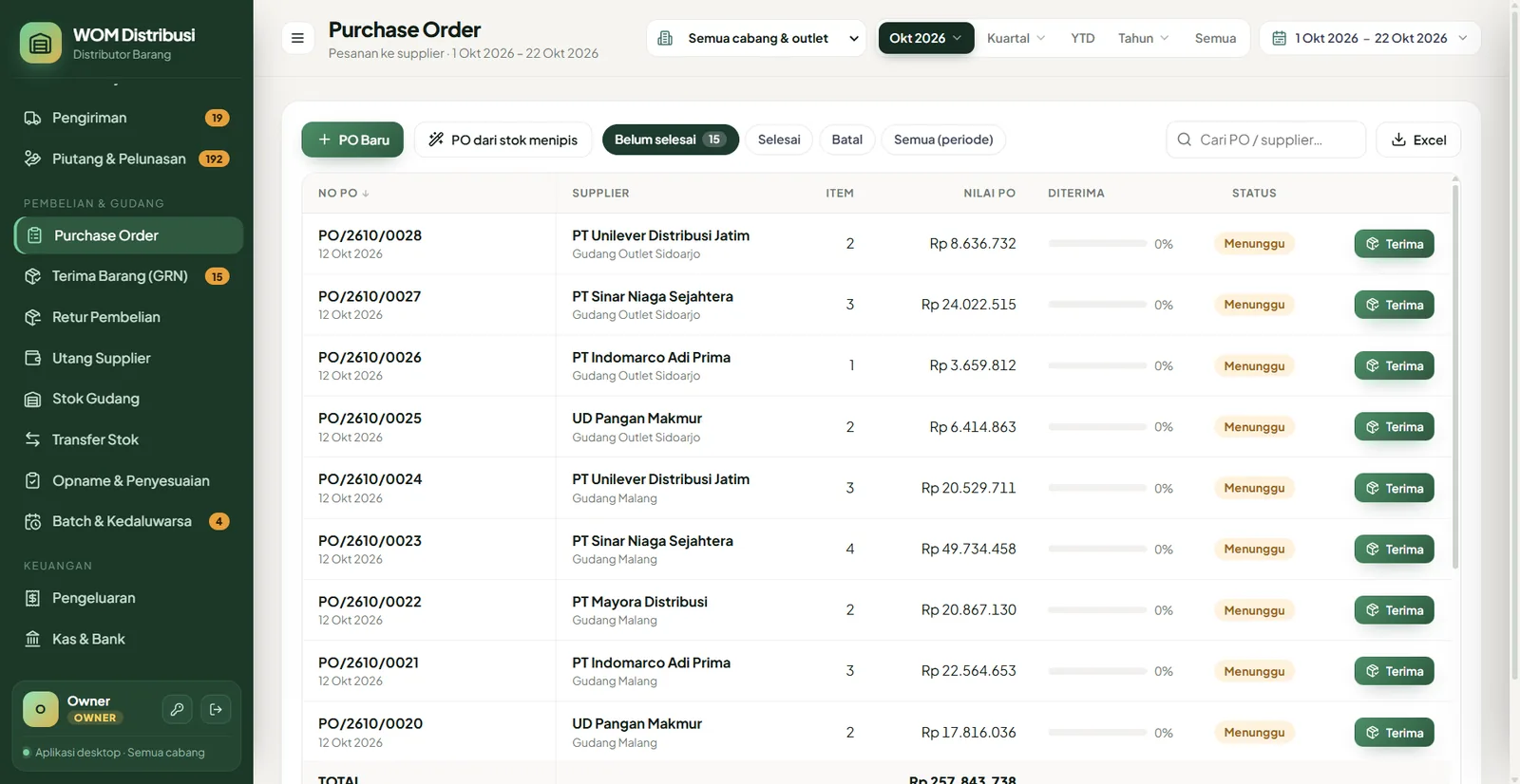 Purchase order